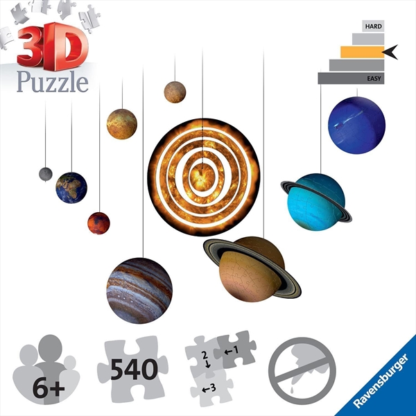 3D Solar System Puzzle - Puzzles