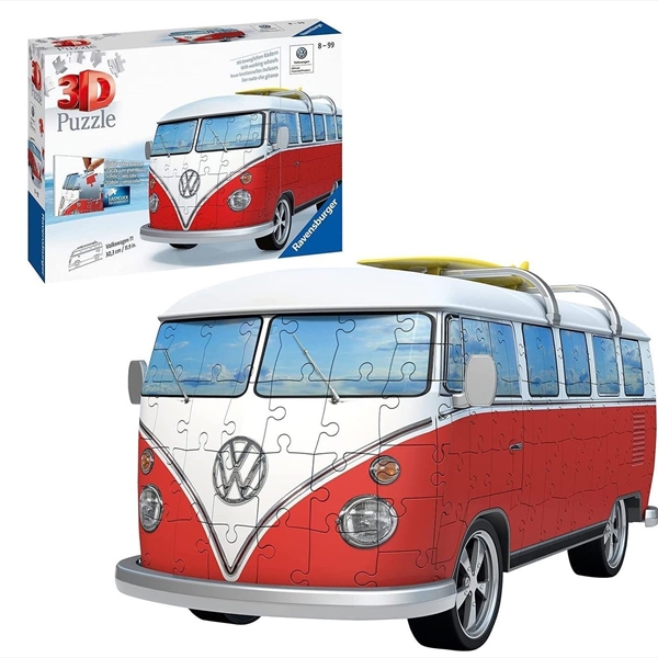 3D Volkswagen T1 Campervan, 162 Pieces