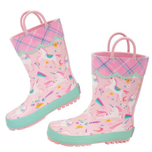 Rain Boots Unicorn Pink, Size 07